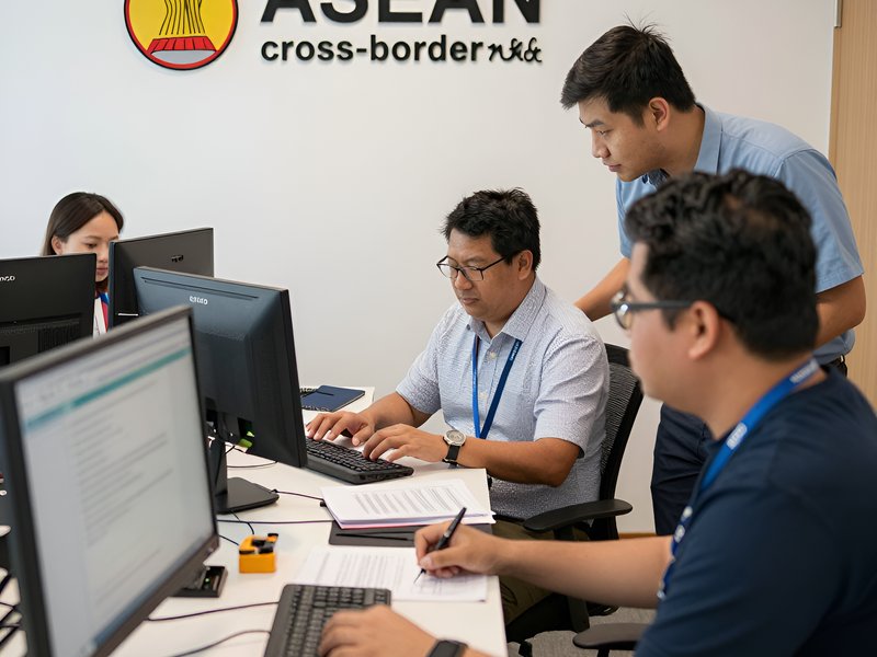 Команда ASEAN Connections обсуждает детали трансграничной сделки M&A в ходе совместной работы над проектом