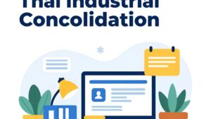 Концептуальная иллюстрация процессов промышленной консолидации в Таиланде для экспертного руководства ASEAN Connections